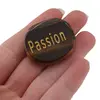 Cristal slefuit Ochi de tigru cu afirmatie gravata - Passion, imagine 4