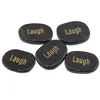 Cristal slefuit Onix cu afirmatie gravata - Laugh, imagine 2