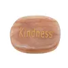 Cristal slefuit Piatra Lunii piersica cu afirmatie gravata - Kindness