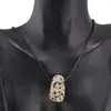 Pandantiv rulat cu gaura orizontala Jasp dalmatian, imagine 3