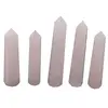 Turn / Obelisc cu opt fatete din Cuart roz, 50-70g