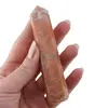 Turn / Obelisc cu opt fatete din Piatra lunii piersica, 70-90g, imagine 3
