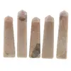 Turn / Obelisc cu patru fatete din Piatra lunii crem, 70-90g