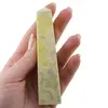 Turn / Obelisc cu patru fatete din Jad olive, 70-90g, imagine 3