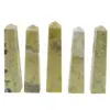 Turn / Obelisc cu patru fatete din Jad olive, 70-90g