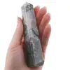 Turn / Obelisc cu patru fatete din Moss agat, 90-110g, imagine 3