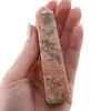 Turn / Obelisc cu patru fatete din Piatra lunii piersica, 70-100g, imagine 3
