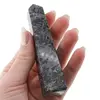 Turn / Obelisc cu patru fatete din Turmalina Neagra cu Indigolit, 70-90g, imagine 3