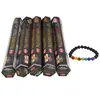 Betisoare parfumate HEM set 5 arome - Sandal, Arruda, Cinnamon, Myrrh,  Rose, si Bratara 7 Chakre, imagine 3