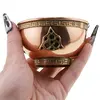 Bol din cupru cu Simbolul Triquetra pentru incarcare energetica a cristalelor, 8cm, imagine 3