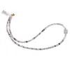 Colier Cuart turmalinat discuri fatetate 4mm si cub fatetat 8mm