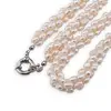 Colier handmade cu Perle de cultura albe, 5-6mm, imagine 3