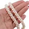 Colier handmade cu Perle de cultura albe, 5-6mm, imagine 4