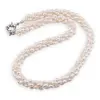 Colier handmade cu Perle de cultura albe, 5-6mm
