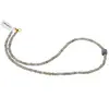 Colier Labradorit discuri fatetate 4mm si cub fatetat 8mm
