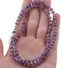 Colier Lepidolit rondele 5-6mm si Ametist sfere 3mm, imagine 4
