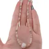 Colier Mix Piatra Lunii discuri fatetate 4mm si cub fatetat 9-10mm, imagine 3