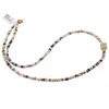 Colier Opal dendritic discuri fatetate 4mm si cub fatetat 8mm