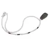Colier Piatra lunii si Pirita discuri fatetate 4mm cu element central din Pirita 38mm