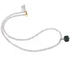 Colier Prasiolit discuri fatetate 3-4mm si pandantiv Aventurin dark cub fatetat 10mm