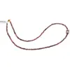 Colier Rodonit A+ discuri fatetate 3mm si cub fatetat 8-9mm