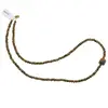 Colier Unakit discuri fatetate 4mm si cub fatetat 8mm