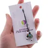 Accesoriu cu pietre semipretioase Agat albastru sfera 10mm si mix cristale 4mm, imagine 3