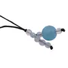 Accesoriu cu pietre semipretioase Agat albastru sfera 10mm si Opalit 4mm, imagine 2