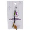 Accesoriu cu pietre semipretioase Agat maro sfera 10mm si Hematit auriu 4mm