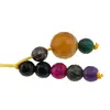 Accesoriu cu pietre semipretioase Agat maro sfera 10mm si mix cristale 6mm, imagine 2