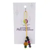 Accesoriu cu pietre semipretioase Agat maro sfera 10mm si mix cristale 6mm