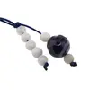 Accesoriu cu pietre semipretioase Agat mov sfera 10mm si Sidef 4mm, imagine 2