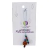 Accesoriu cu pietre semipretioase Agat portocaliu sfera 10mm si mix cristale 4mm