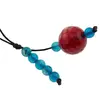 Accesoriu cu pietre semipretioase Agat roz sfera 12mm si Agat albastru 4mm, imagine 2