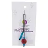 Accesoriu cu pietre semipretioase Agat roz sfera 12mm si Agat albastru 4mm