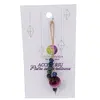 Accesoriu cu pietre semipretioase Agat roz sfera 12mm si Azurit 4mm