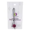 Accesoriu cu pietre semipretioase Agat roz sfera 12mm si Cristal de stanca 4mm