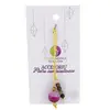 Accesoriu cu pietre semipretioase Agat roz sfera 12mm si mix cristale 4mm