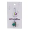 Accesoriu cu pietre semipretioase Agat verde sfera 10mm si Labradorit 4mm