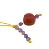 Accesoriu cu pietre semipretioase Coral rosu pasta sfera 10mm si Ametist 4mm, imagine 2