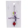 Accesoriu cu pietre semipretioase Coral rosu sfera 10mm si Ametist 4mm