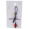 Accesoriu cu pietre semipretioase Coral rosu sfera 10mm si Goldstone albastru 4mm