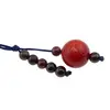 Accesoriu cu pietre semipretioase Coral rosu sfera 10mm si Granat 4mm, imagine 2