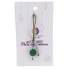Accesoriu cu pietre semipretioase Crisocola sfera 10mm si Cristal de stanca 4mm