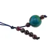 Accesoriu cu pietre semipretioase Crisocola sfera 10mm si Granat 4mm, imagine 3
