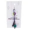 Accesoriu cu pietre semipretioase Crisocola sfera 10mm si Granat 4mm