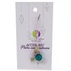 Accesoriu cu pietre semipretioase Crisocola sfera 10mm si Labradorit 4mm