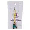 Accesoriu cu pietre semipretioase Crisocola sfera 10mm si mix cristale 4mm