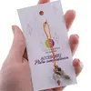 Accesoriu cu pietre semipretioase Cuart tangerin sfera 10mm si Labradorit 4mm, imagine 3