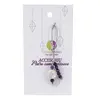 Accesoriu cu pietre semipretioase Howlit sfera 10mm si Agat mov 4mm